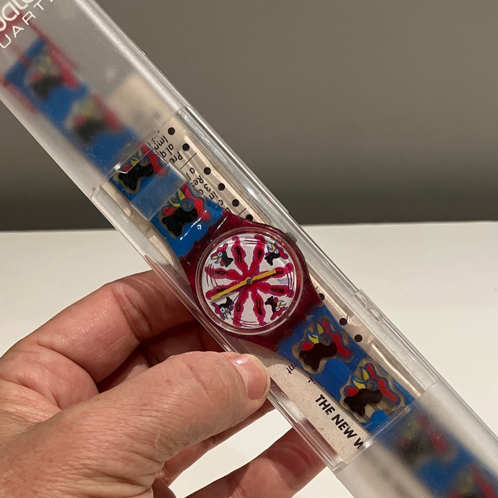 Swatch Watch "Chicchirichi" Egg Carton Rooster - Special Edition